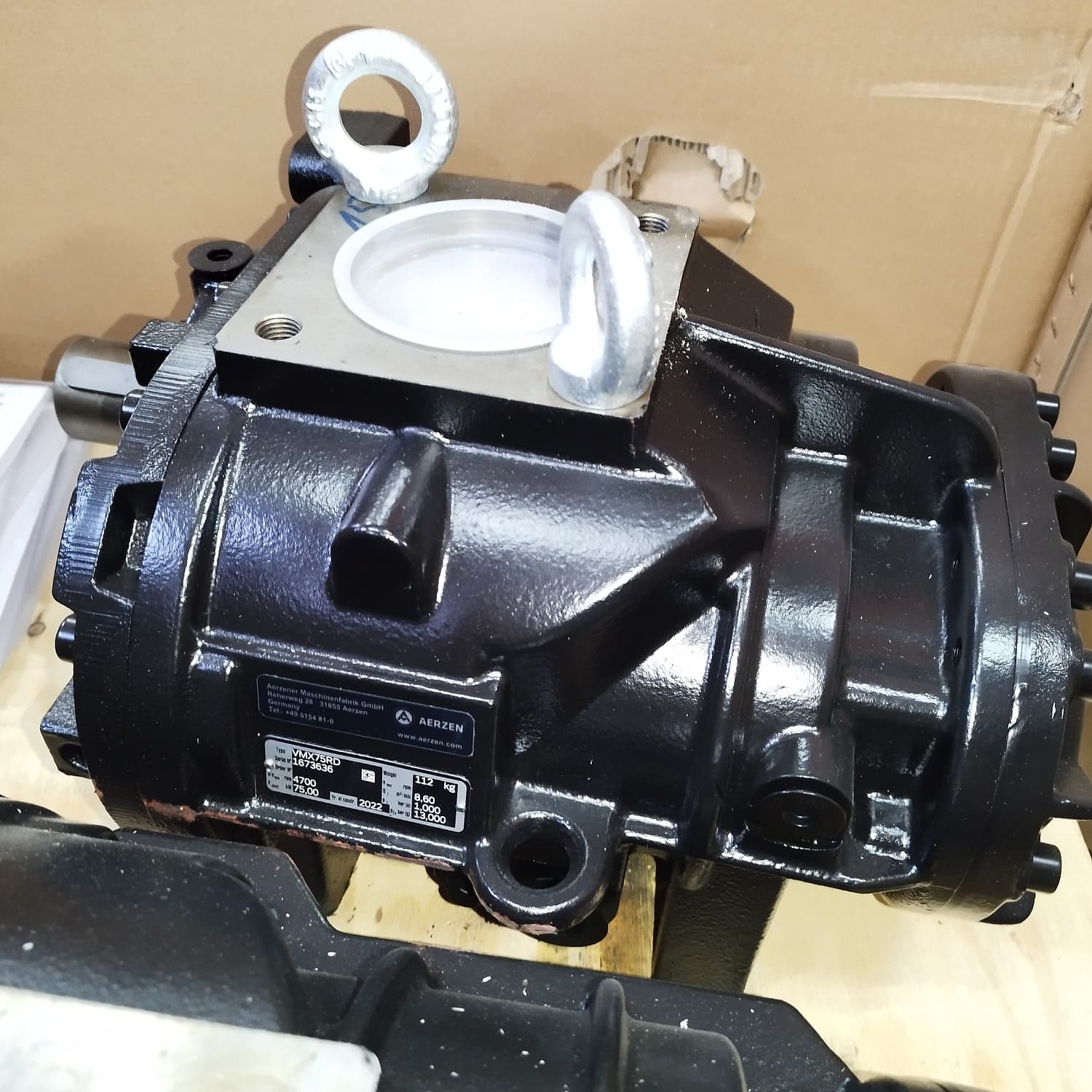 Новые винтовые блоки AERZEN VMX75RD